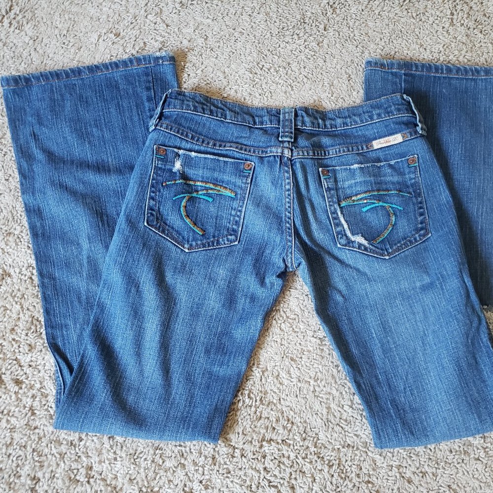 Frankie B. - Low Rise - Wide Leg - Stitched Design